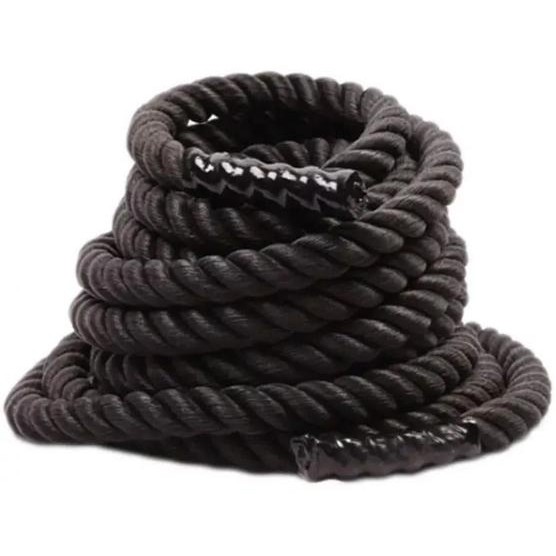Corda Naval Preta 40 Mm 7 Mts Treino / Funcional /academia - Sporting World