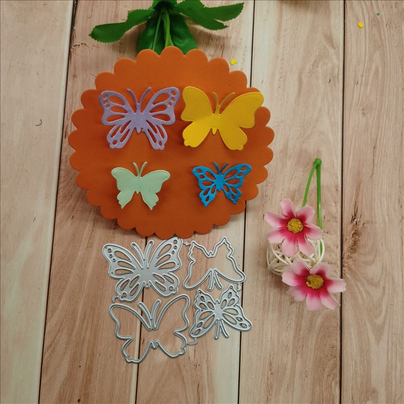 Faca de Corte Emboss Borboleta para Scrapbook – Compatível com Sizzix, Mimo, Tok Crié – Corta EVA e Papel