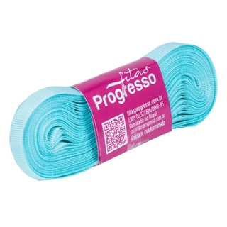 Fita Gorgurão Progresso 7mm nº1 - 10m 247 Azul Tiffany - 1un em Oferta na Shopee