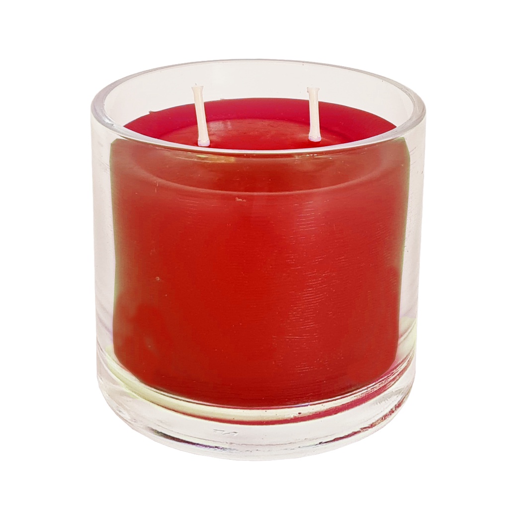 Vela Perfumada No Copo De Vidro 265ml Com Aroma De Pitanga