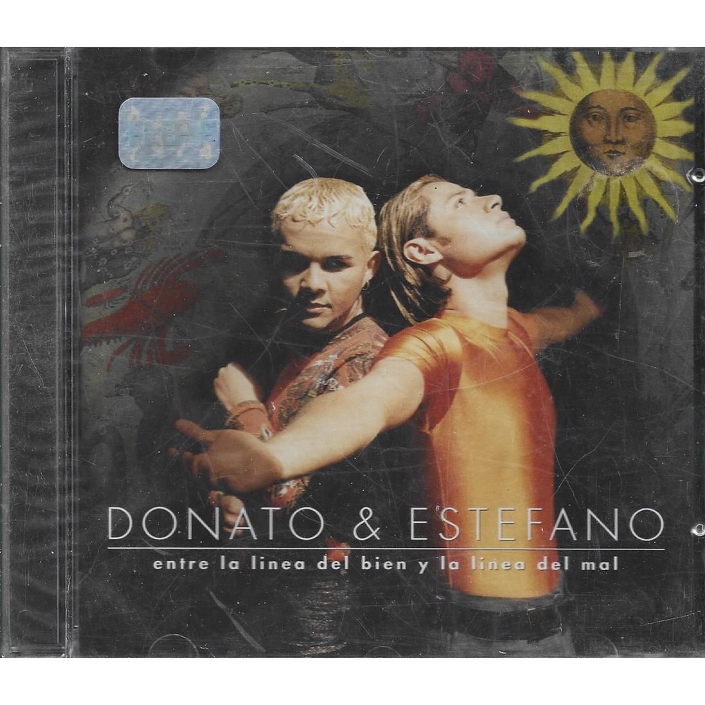 Donato & Estefano - Cd Entre La Linea Del Bien Y La Linea Del Mal - 1997 - LACRADO