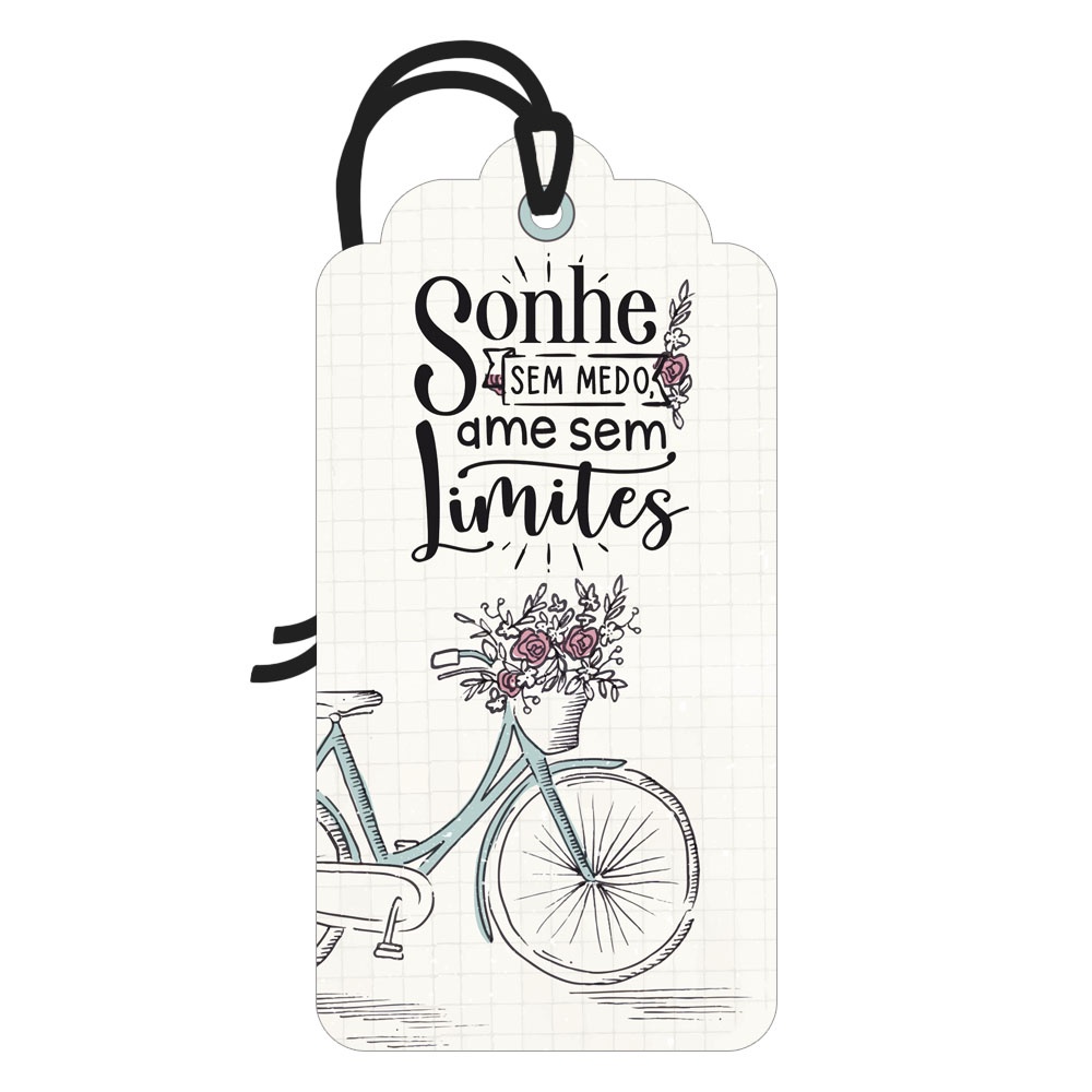 Tag Decorativa em MDF com Mensagem Motivacional Sonhos Placa Decorativa Mini 7x14