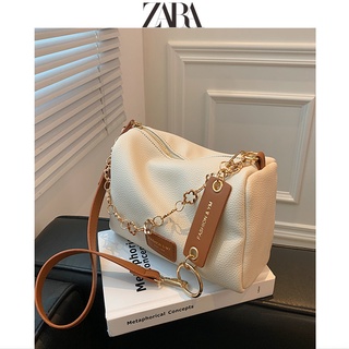 zara Bolsa Feminina 2022 Novo Estilo De Moda Outono Inverno Populares Francês Nicho ins Textura High-End Para Baixo De Axilas
