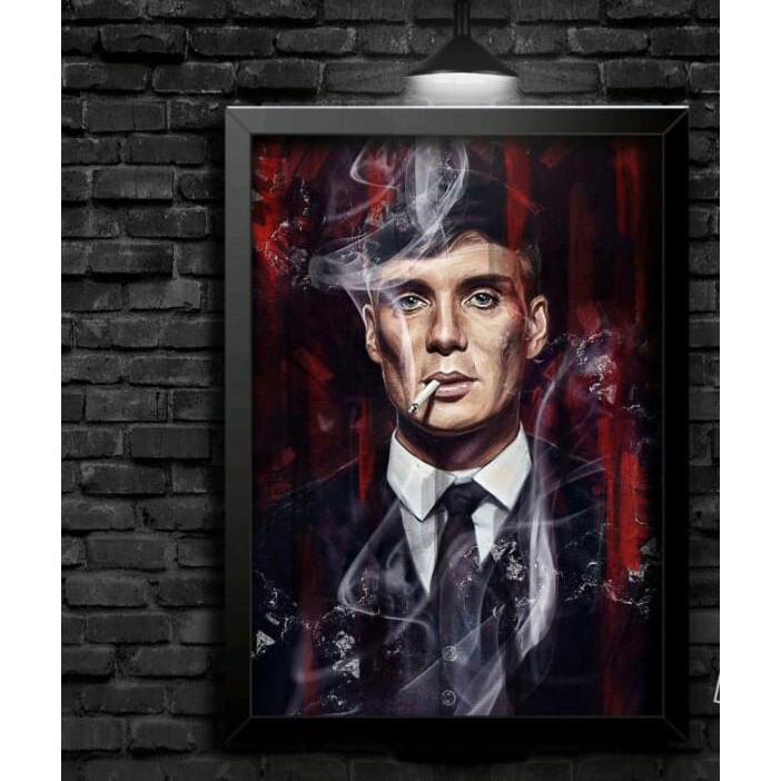 Quadros Decorativos - Série Peaky Blinders - Thomas Shelby - Séries E Filmes - Geeks - Serie E Filme