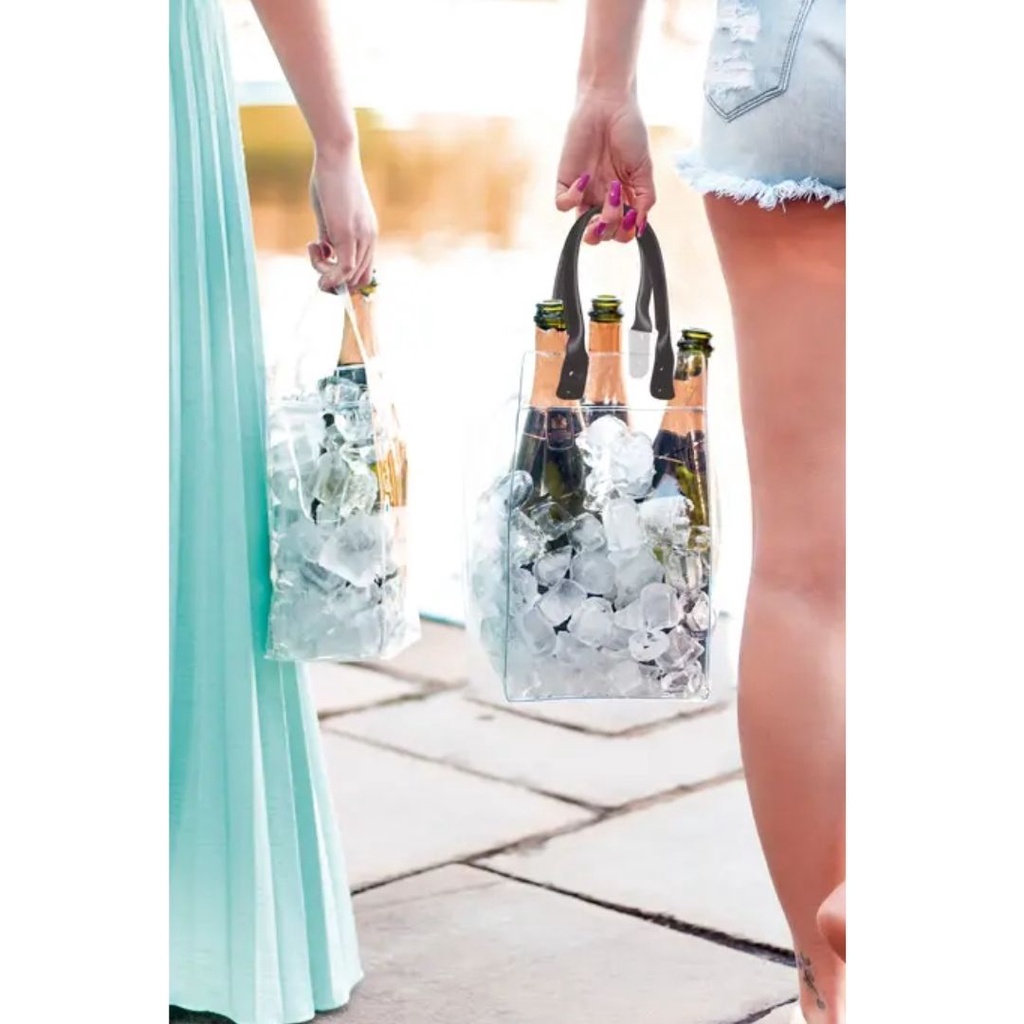 Impolite Bear Wrinkles Bolsa de Gelo para Vinho Transporte Champagne Cooler Champanheira picnic  pic nic para 1 garrafa de 750ml | Shopee Brasil