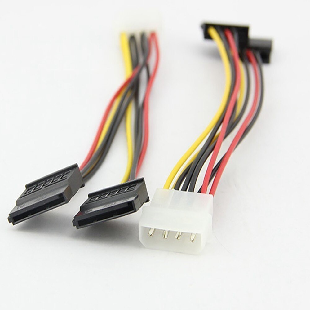 Duplicador Energia Sata Para Fonte Ide Molex 4 Pinos Atx Itx