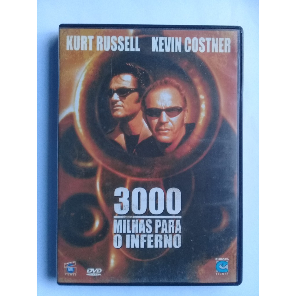 Dvd 3000 Milhas Para O Inferno Kevin Costner Kurt Russell