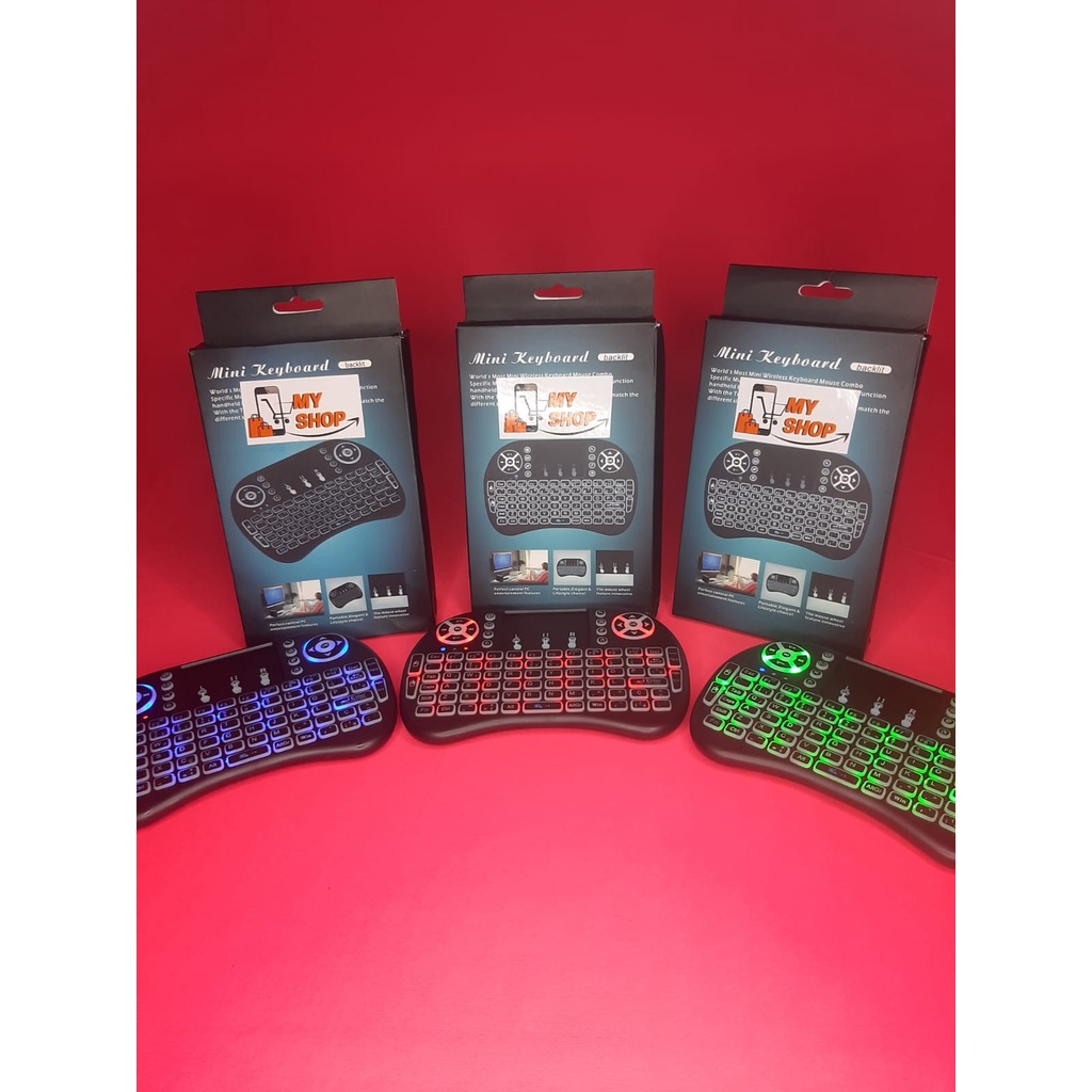 Mini Teclado Sem Fio Touchpad Universal Keyboard Android Pc Video Game