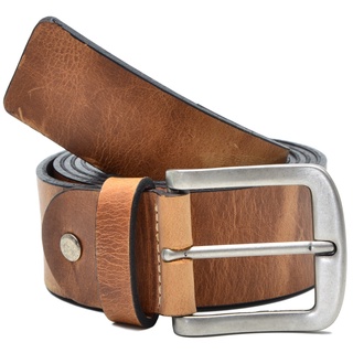 Cinto Masculino Couro Legítimo Ajustável Fivela Metal Caramelo Barato