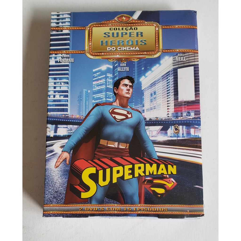 Dvd Superman Coleção Super Heróis Do Cinema Original Lacrado