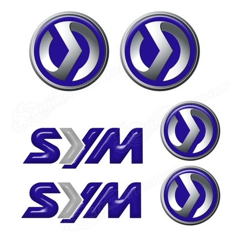Adesivo Alto Relevo 3d Sym M3 Moto Dafra Citycom 300i 300