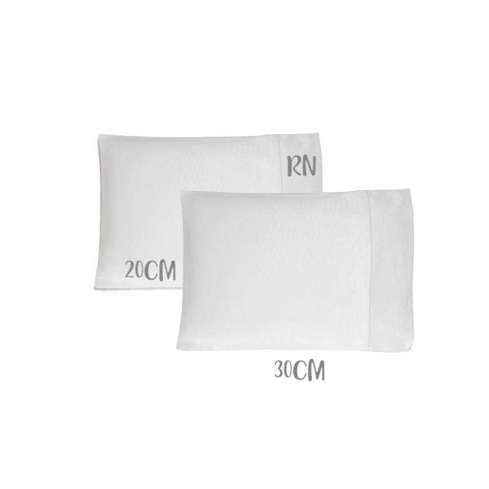 Kit 02 Fronhas Mini 20x30cm Bebê Malha 100% Algodão Branca Arrumadinho Enxovais em Oferta na Shopee