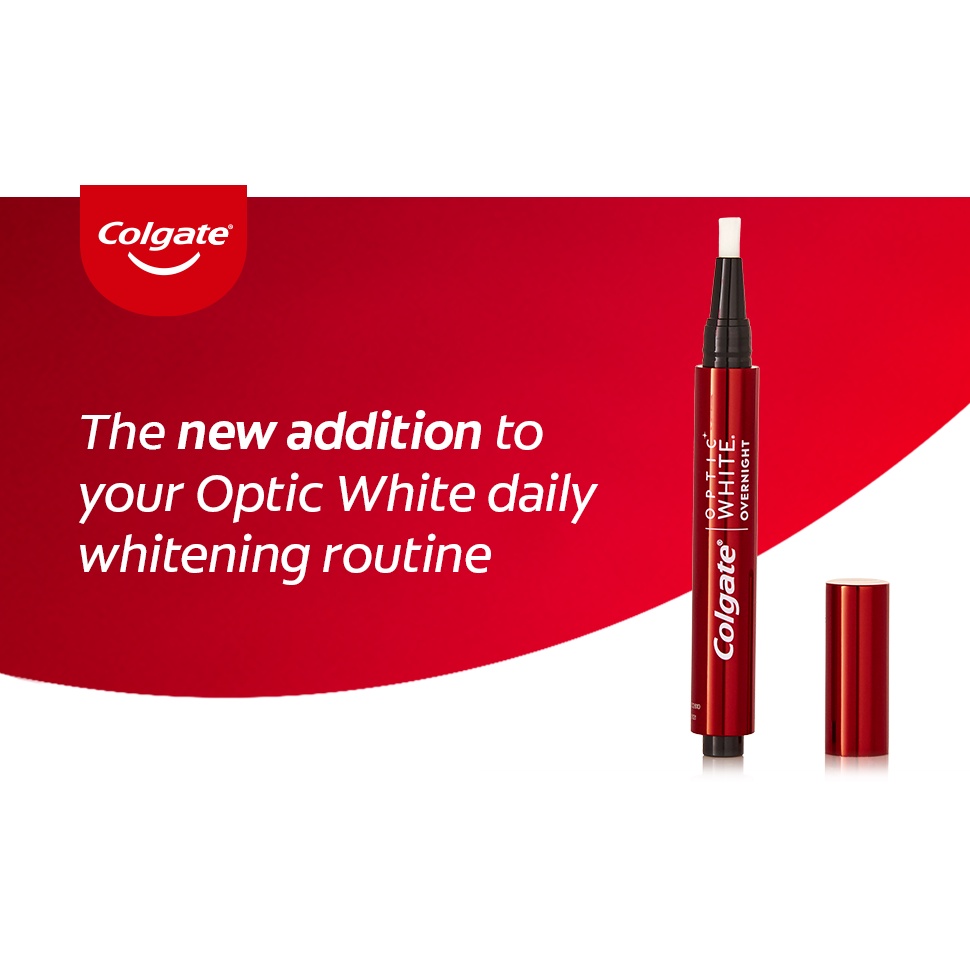 how to use colgate optic white whitening pen