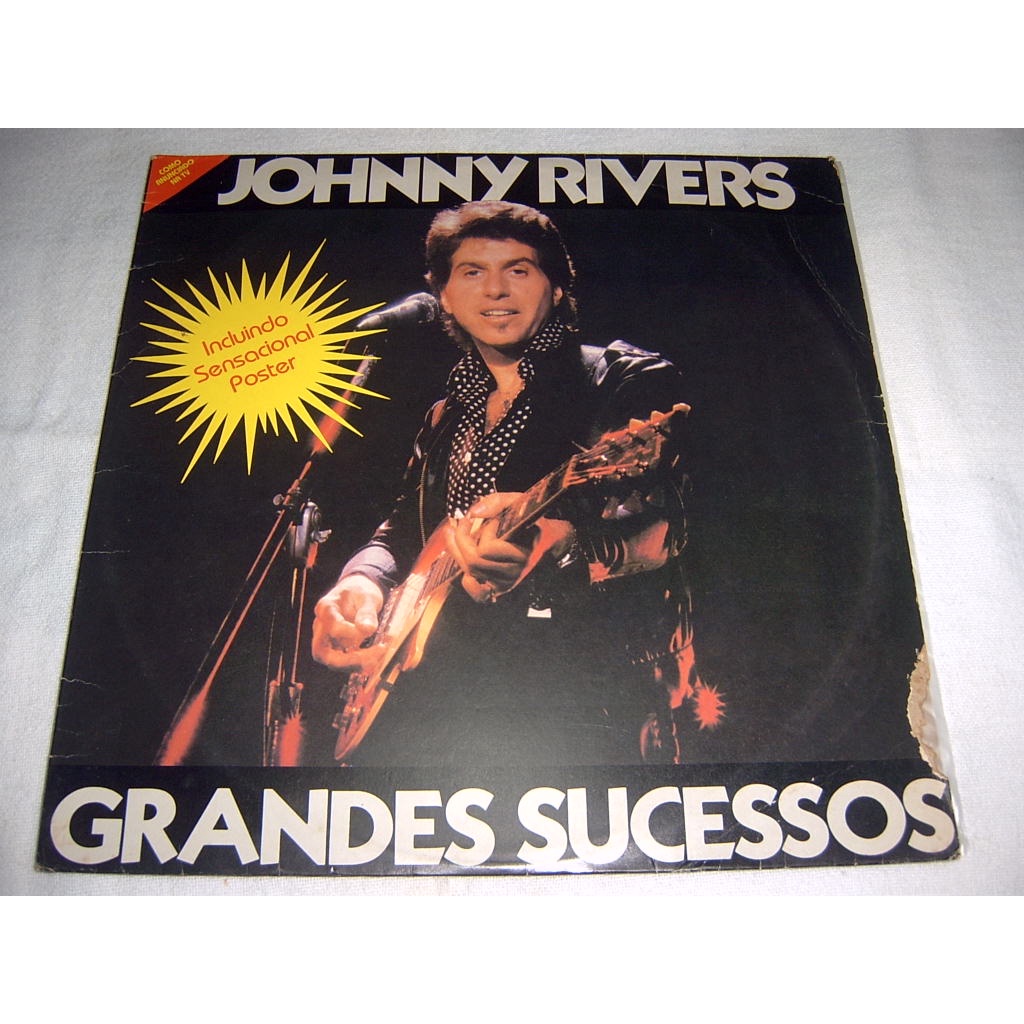 Lp Johnny Rivers - Grandes Sucessos | 1986 POP FOLK BLUES