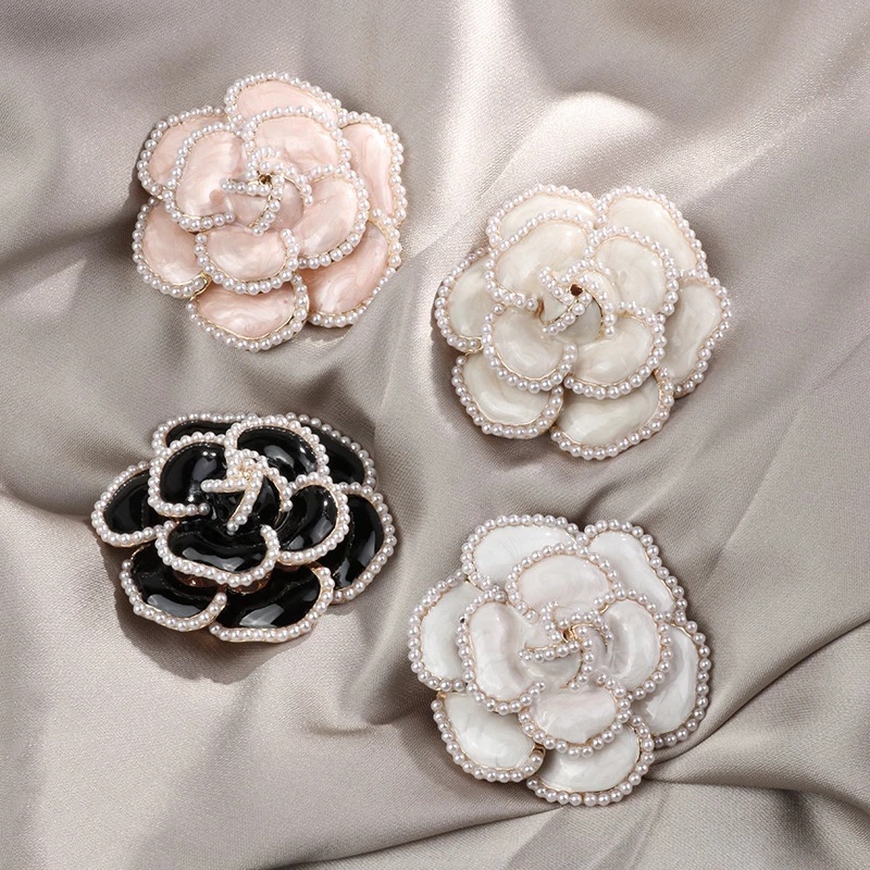 Camélia Flor Pérola Broche Pinos Planta Broches Para As Mulheres Decoração  De Vestir Moda Requintado Jóias Presente Da Menina Moderna | Shopee Brasil