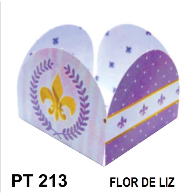 50 forminhas 4 pétalas FLOR DE LIZ para doces, bombom de chocolate brigadeiros festas temáticas festa em Oferta na Shopee