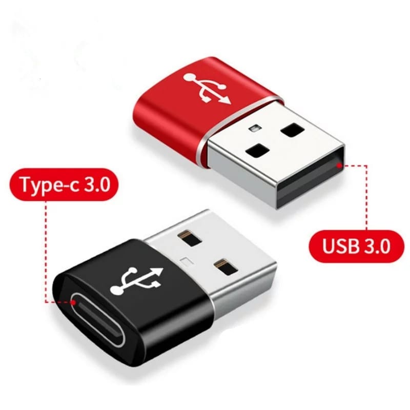 Adaptador Plug Tipo C Fêmea Para Usb 3.0 Otg Macho Xh Para iPhone Samsung