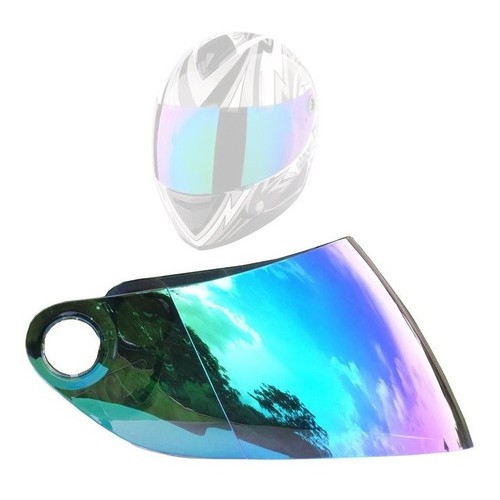 Viseira Shark S600 S650 S700 S800 S900 Camaleão Com Botão