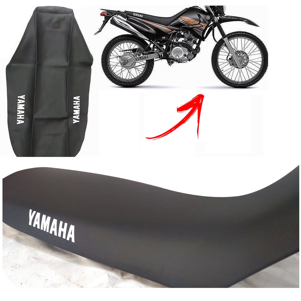 Capa Banco Yamaha Xtz 125 Modelo Original Preta Promoção em Oferta na Shopee
