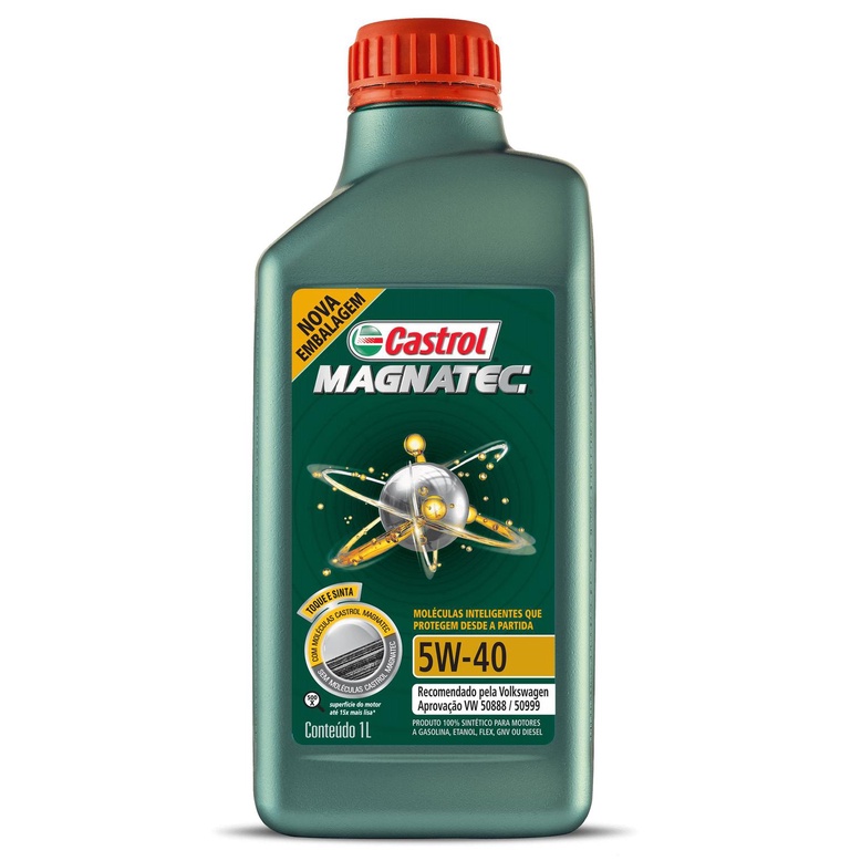 Óleo de Motor Castrol Magnatec 5w40 508 88 509 99 100% Sintético