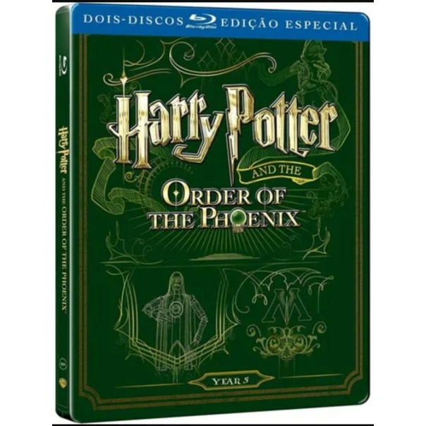Blu Ray Steelbook - Harry Potter E A Ordem Da Fênix (Lacrado)