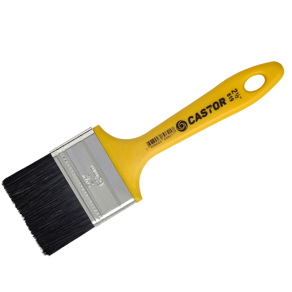 Trincha para Pintura 2 1/2" Cerdas Pretas Série 619 - Castor - Home & Living