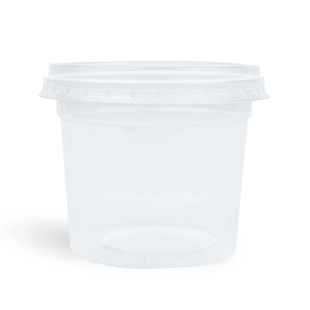 Pote Redondo com Tampa Freezer e Micro-ondas 350ml c/25 - JBM