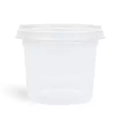 Pote Redondo com Tampa Freezer e Micro-ondas 350ml c/25 - JBM