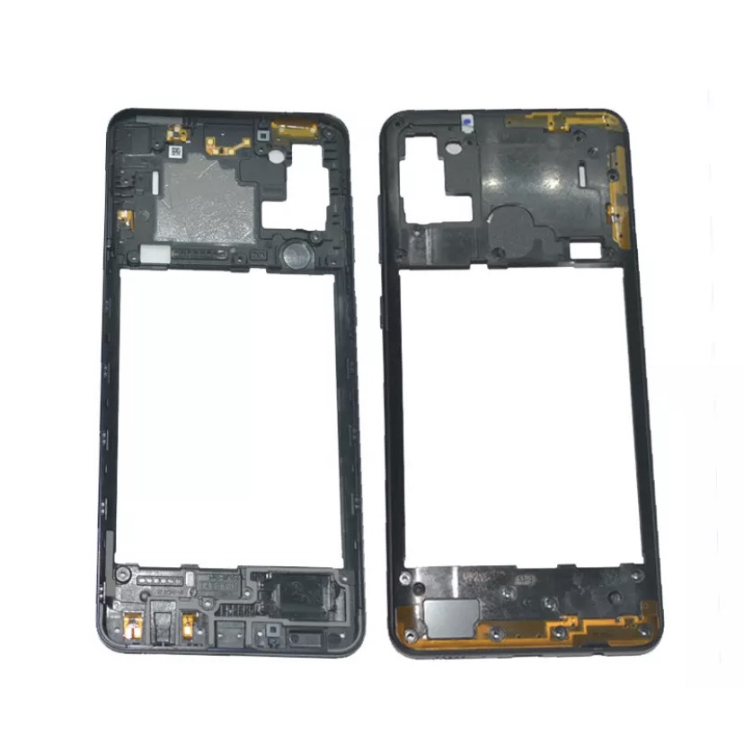 Carcaça Do Aro Lateral C/ Botões Para Galaxy A21s A217m Preta