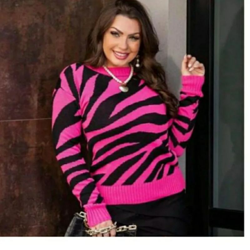Blusa Zebra Tricô
