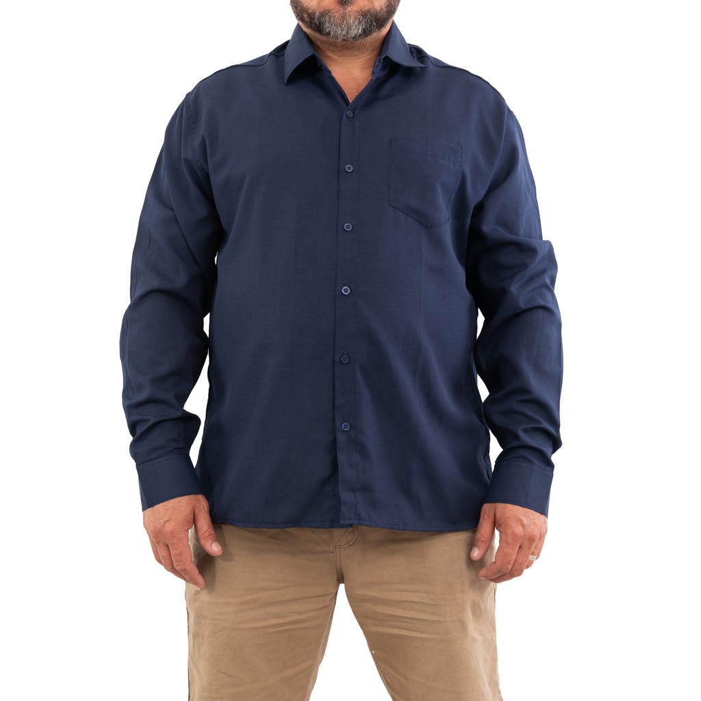 Camisa Social Masculina Extra Grande Plus Size