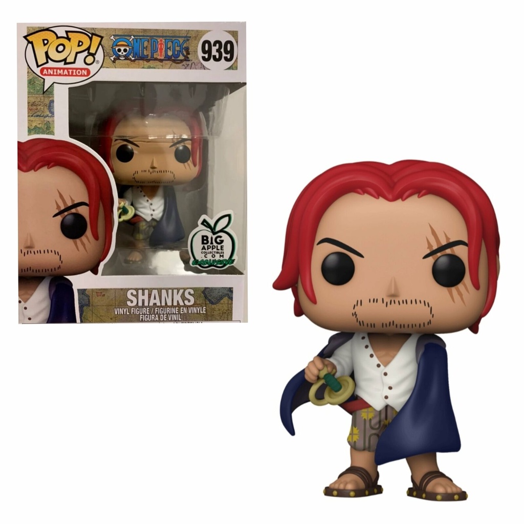 Funko Pop Anime One Piece Shanks 939 Big Apple Collection Exclusivo