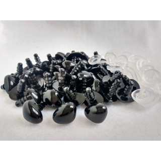 50 Fuça Focinhos Preto para Pelúcia e Amigurumi 10x12 mm em Oferta na Shopee