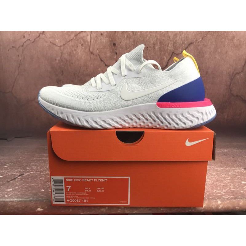 nike epic react laranja