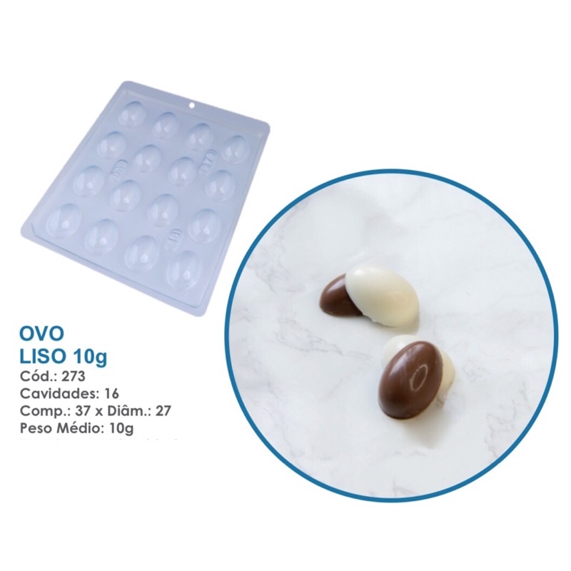 1~10 Forma Simples Ovo Liso 10g 273 ou 10581 (J8) APLIQUE OVO 10 G  Páscoa 2024