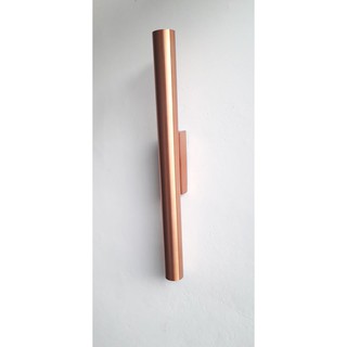 Arandela Tubo Redondo Gu10 Led Dourado