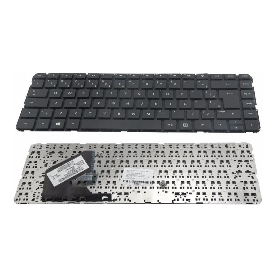 Teclado Hp Pavilion 14 Ultrabook 14 14b 14-b Sleekbook Br Ç