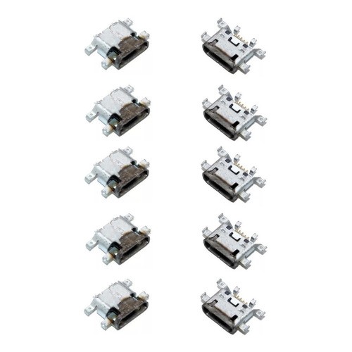 Kit 10 Conectores De Carga Moto G4 Xt1625 Xt1626