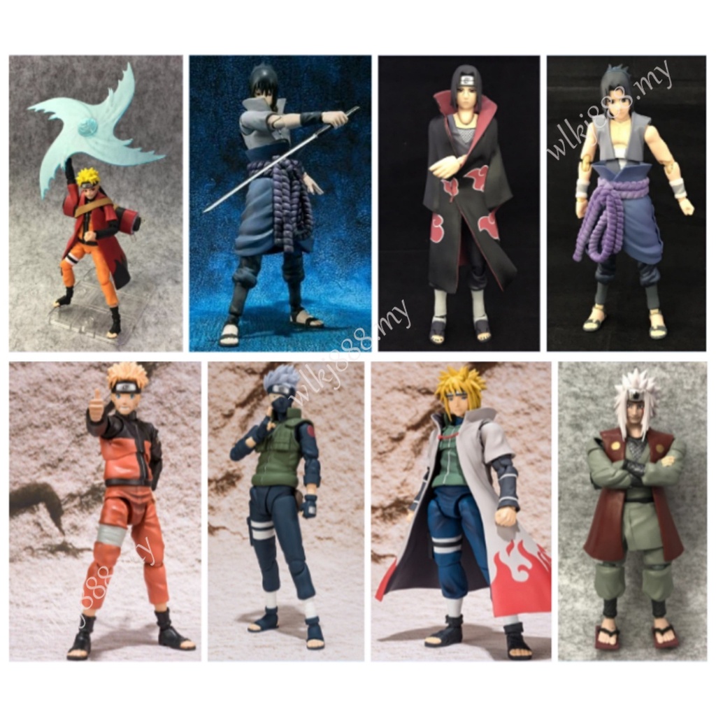 Naruto e Sasuke - Clássico Action Figure - Escorrega o Preço