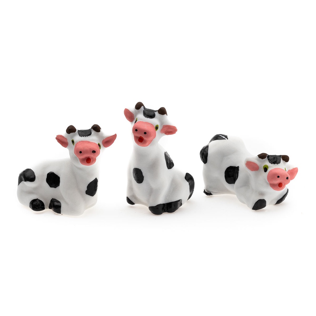 Miniatura Trio Familia Vaca Enfeite Decoracao Porcelana em Oferta na Shopee