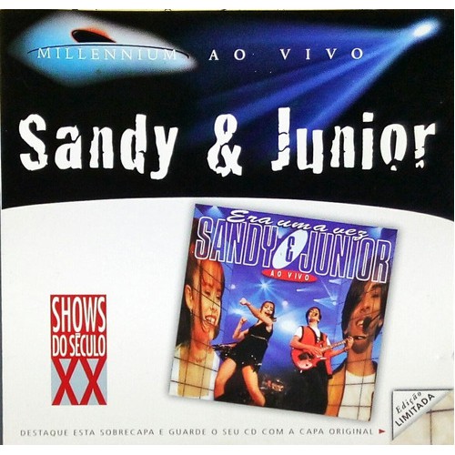 Sandy E Junior Cd Millennium Ao Vivo Edição Limitada