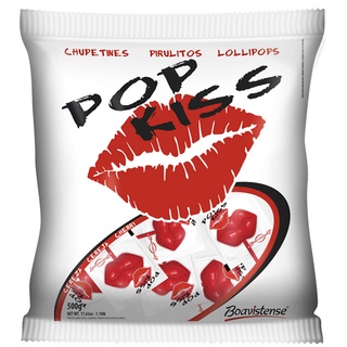 Pirulito Pop Kiss Cereja 500g - Boavistense