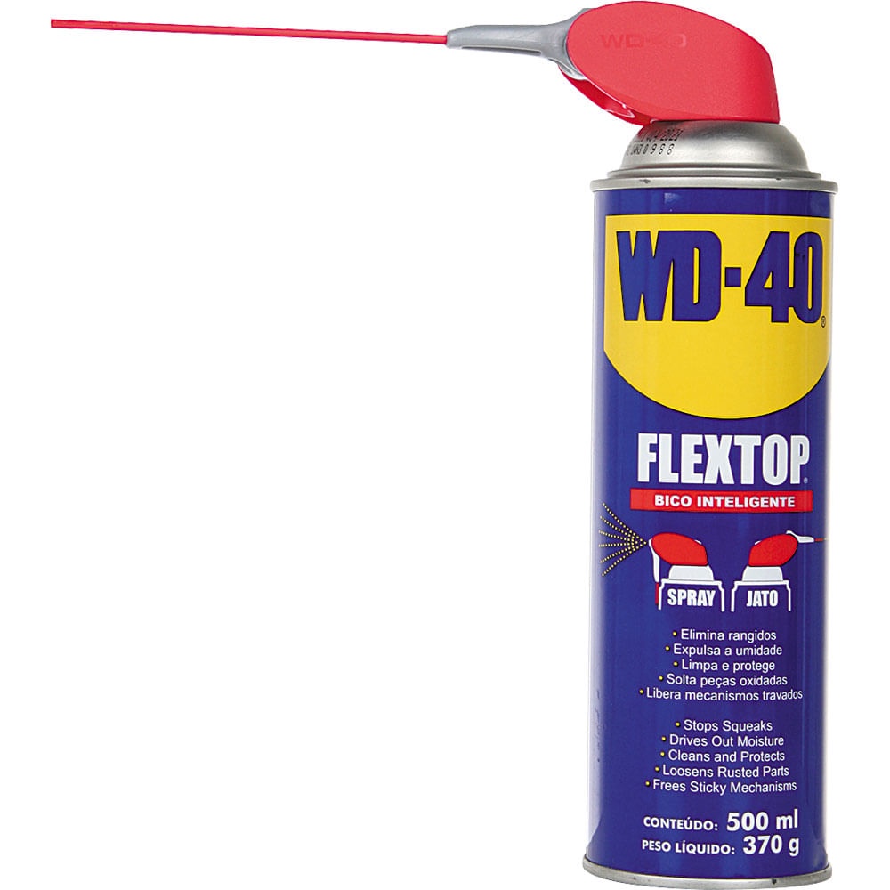 Detalhes do Kit 12 Lubrificantes WD-40 Spray Flextop 500ml