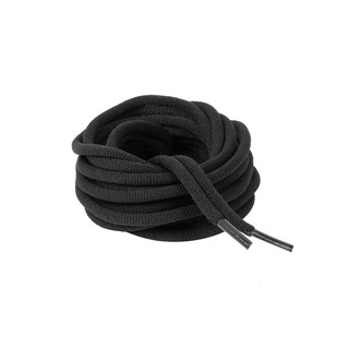 Par de cadarço preto redondo 120cm para tênis e sapatos