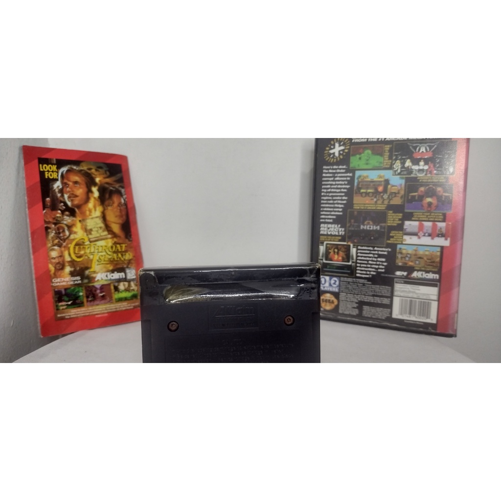 REVOLUTION X (AEROO SMITH) MEGA DRIVE/GENESIS, US ORIGINAL RARÍSSIMO