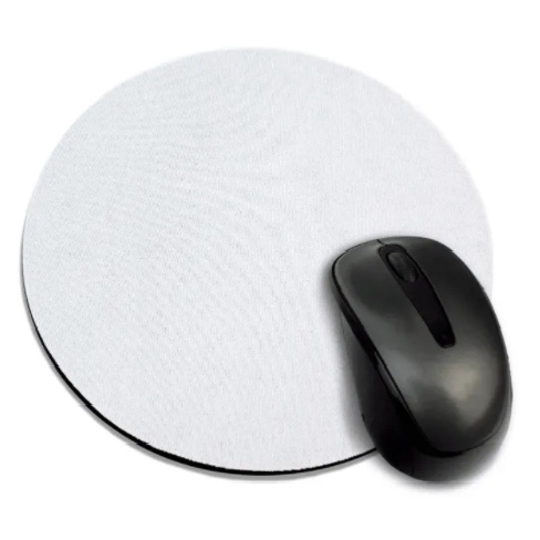 10 Mouse pad redondo neoprene redondo liso branco para sublimação