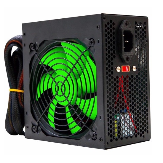 Fonte De Alimentação Computador Pc Cpu 500w 110v 230v Atx 5a Cor Preto  115V/230V