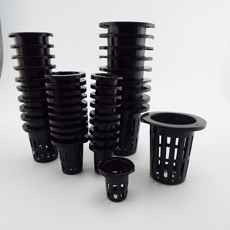 10pcs Plástico Rooter Cup Hidropônico Pote De Malha Plantio De Vegetais Cesta De Cultivo Sem Solo Planta BRH1