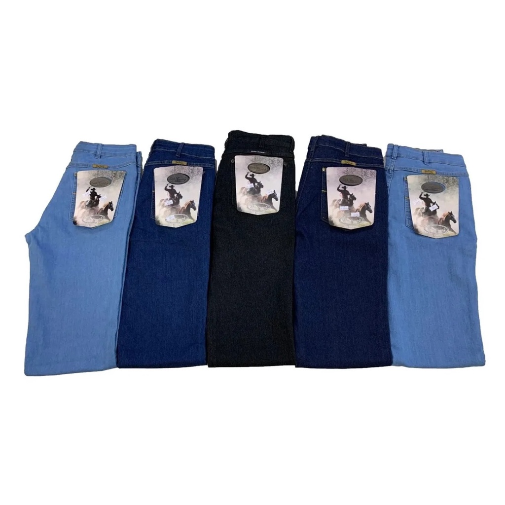 Kit 5 Calças Jeans Masculina Estilo Country Ref: 334