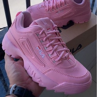 tenis fila disruptor original rosa